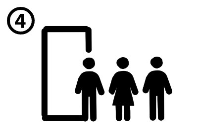 指定時間に来店